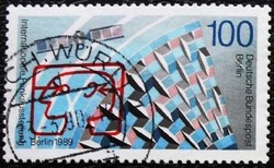 Bb847p / Germany - Berlin 1989 international radio exhibition stamp sealed