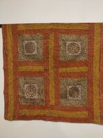 Indian mirror textile wall picture