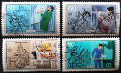 Bb754-7p / Germany - Berlin 1986 Youth Welfare - Trade stamp line sealed
