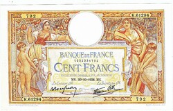 France 100 francs 1938 replica