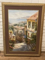 Oil painting - miller Adele - Mediterranean landscape