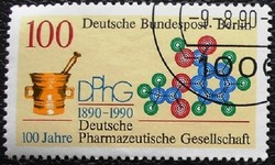 Bb875p / Germany - Berlin 1990 pharmaceutical company stamp sealed