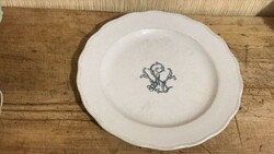 Antique Zsolnay heart-stamped plate