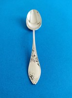Art Nouveau silver tea spoon