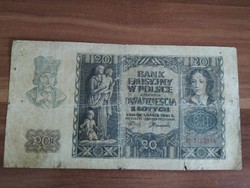 20 Zloty Poland, 1940