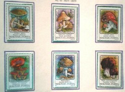 S3824-9 / 1986 Gombák II. - Mérgező bélyegsor postatiszta