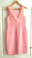 Elegant peach flower summer dress size 10