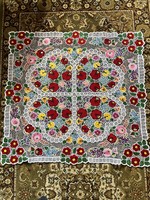 Very nice rosette tablecloth