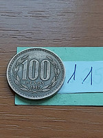 Chile 100 pesos 1997 aluminum bronze, 11