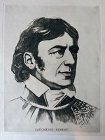 Ferenc Széchényi copper engraving