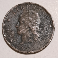 1891. Argentína 2 Centavo, (54)