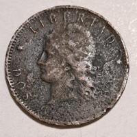 1891. Argentina 2 centavos, (54)