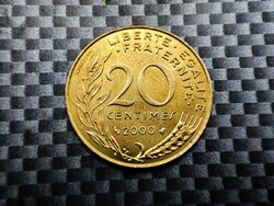 Franciaország 20 centime, 2000
