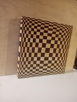 Unique handmade cutting board made of hard wood, very thick large large size cutting board