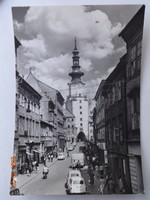 Old, retro, postcard: Bratislava, Michalská Street (60s)