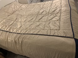 Cotton sateen large bedspread
