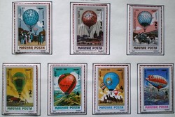 S3563-9 / 1983 Ballonrepülés bélyegsor postatiszta