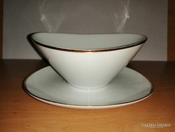 Bavaria Porcelain Gold Striped Sauce Sauce Bowl Pour (19 / d)