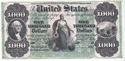 USA 1000 dollár 1861  REPLIKA