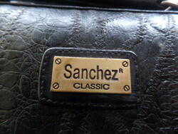 Sanchez Classic fekete bőr aktatáska