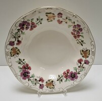 Zsolnay butterfly deep plate