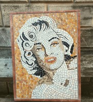 Marilyn monroe marble roman mosaic large size!!!