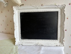 Writing board - chalk board in a beautiful frame, shabby chic, vintage style picture frame