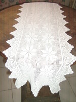 Beautiful handmade crochet tablecloth