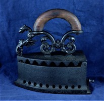 Curio, antique, charcoal iron, ca. 1890!!!