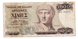 1000   Drachma     1987    Görögország