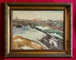 Gábor Kássa (1893 - 1961): melting snow