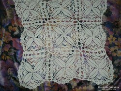 Crocheted antique tablecloth