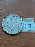 Australia 20 cents 2013 platypus, copper-nickel, ii. Queen Elizabeth 67.