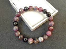 Tourmaline colored 9 mm bracelet 18 circle size