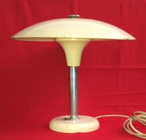 Bauhaus "Max Schumacher" formavilágú Magyar fém asztali lámpa