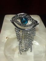 Eye of Horus - original Egyptian silver ring ( 56 )