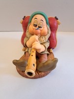 Walt disney classic collection snow white fairy tale, snooze dwarf original porcelain figure