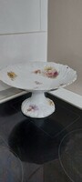 Faience antique porcelain pedestal table