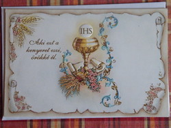 Postcard commemorating an old first communion - from own collection -