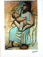 Mother Picasso with her child