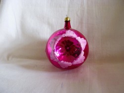 Old glass Christmas tree decoration - reflex sphere!