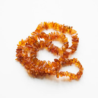 Amber necklace - made of natural amber pieces