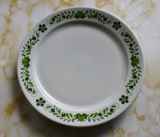 Alföldi porcelain green Hungarian pattern flat plate