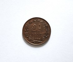 Netherlands 2 1/2 cents 1880