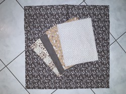 Brown fabric package - patchwork - decor - fabric by the meter - quilting