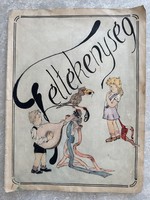 Jealousy with hand painted cover sheet music