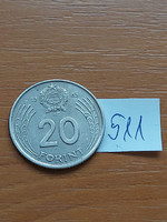 Hungarian People's Republic 20 forints 1985 copper-nickel 511