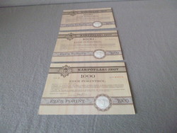 Numbered Compensation Bond with Serial Tracking