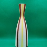 Ritka gyűjtői Kispest Gránit csíkos váza