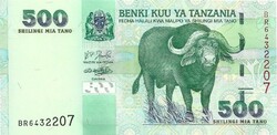 500 Shillings 2003 Tanzania unc